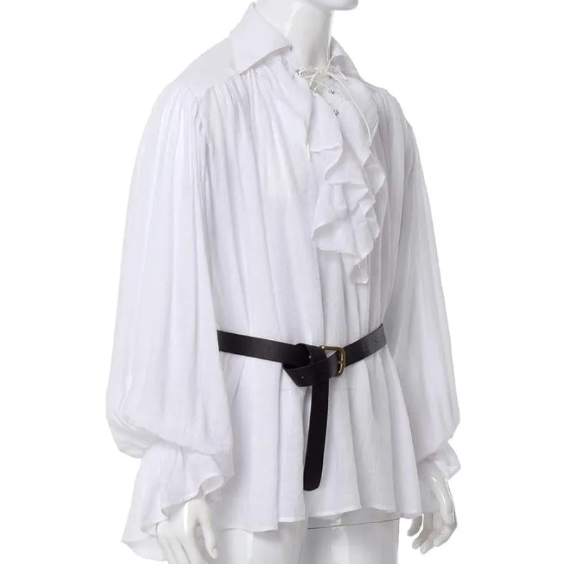 Vue 3 — Chemise Blanche Steampunk Homme
