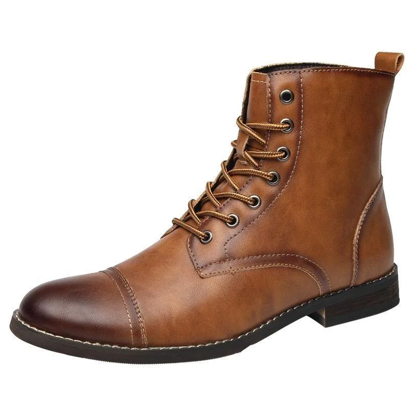 Vue 1 — Bottines Steampunk Homme