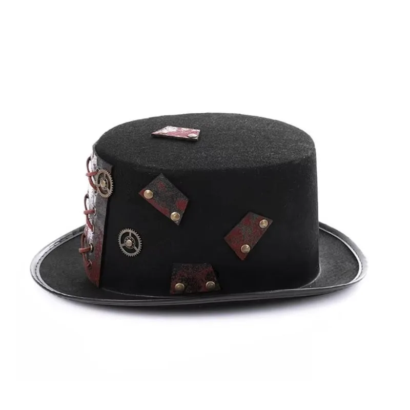Vue 4 — Chapeau Steampunk au Style Ancien