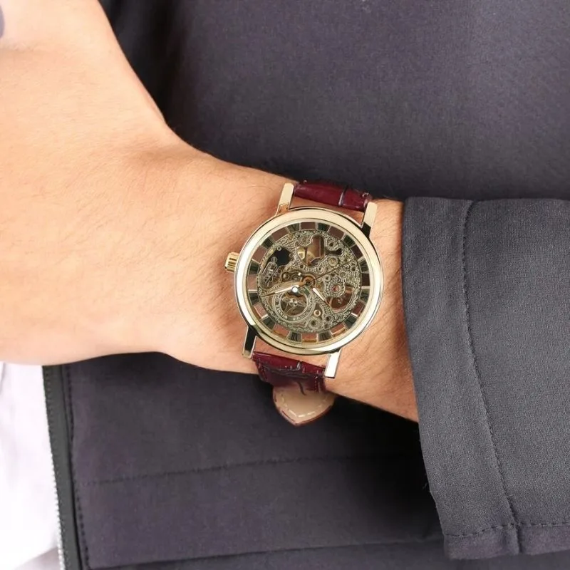Vue 2 — Montre Skeleton Homme