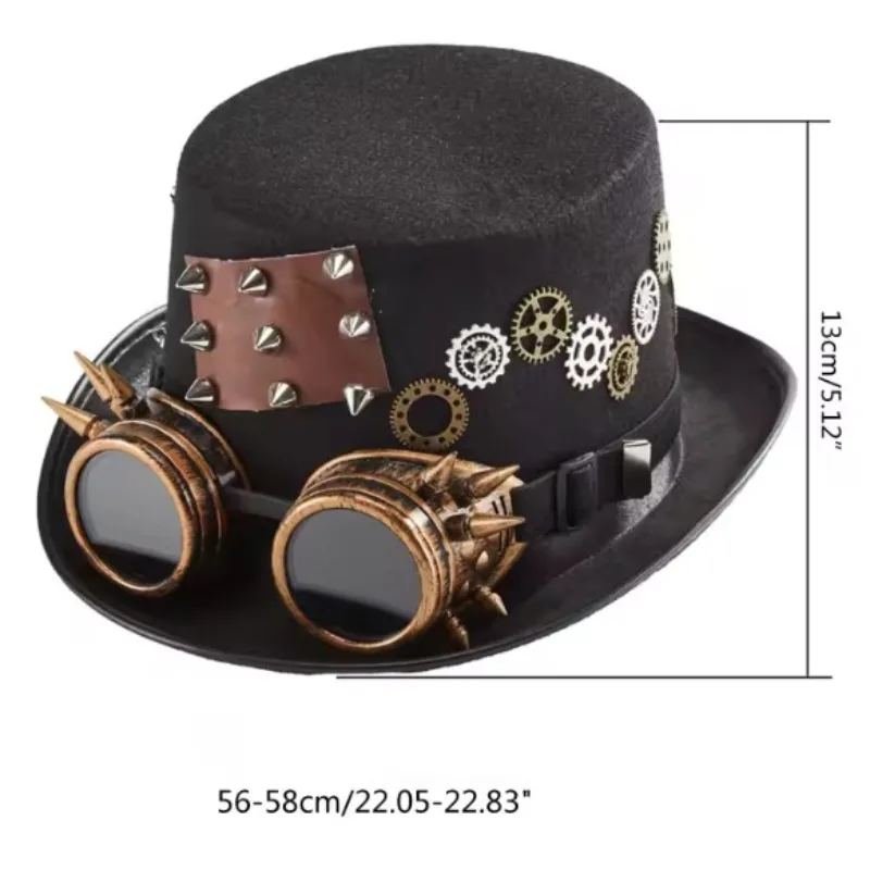 Vue 2 — Chapeau Steampunk Engrenage
