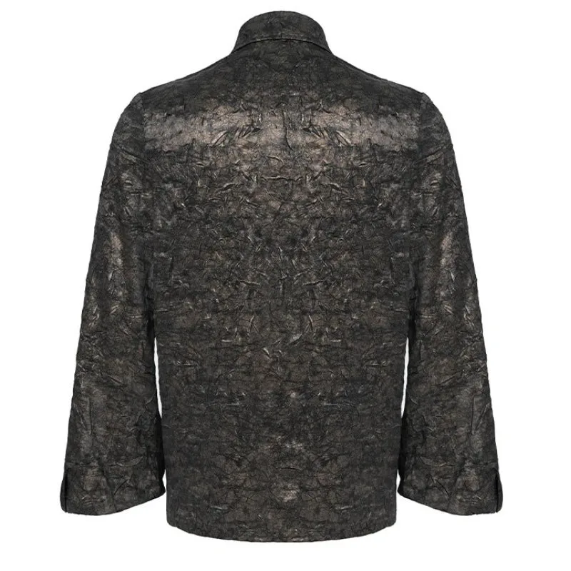 Vue 7 — Chemise Steampunk Marron