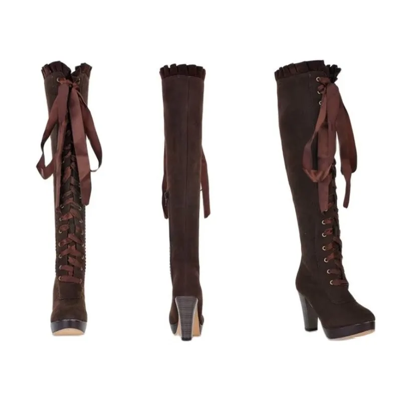 Vue 6 — Bottes Steampunk Talon