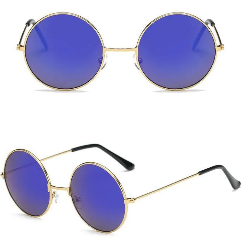 Lunettes de Soleil Rondes Vintage Femme