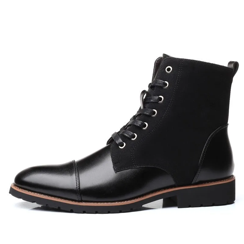 Bottines Noires à Lacets