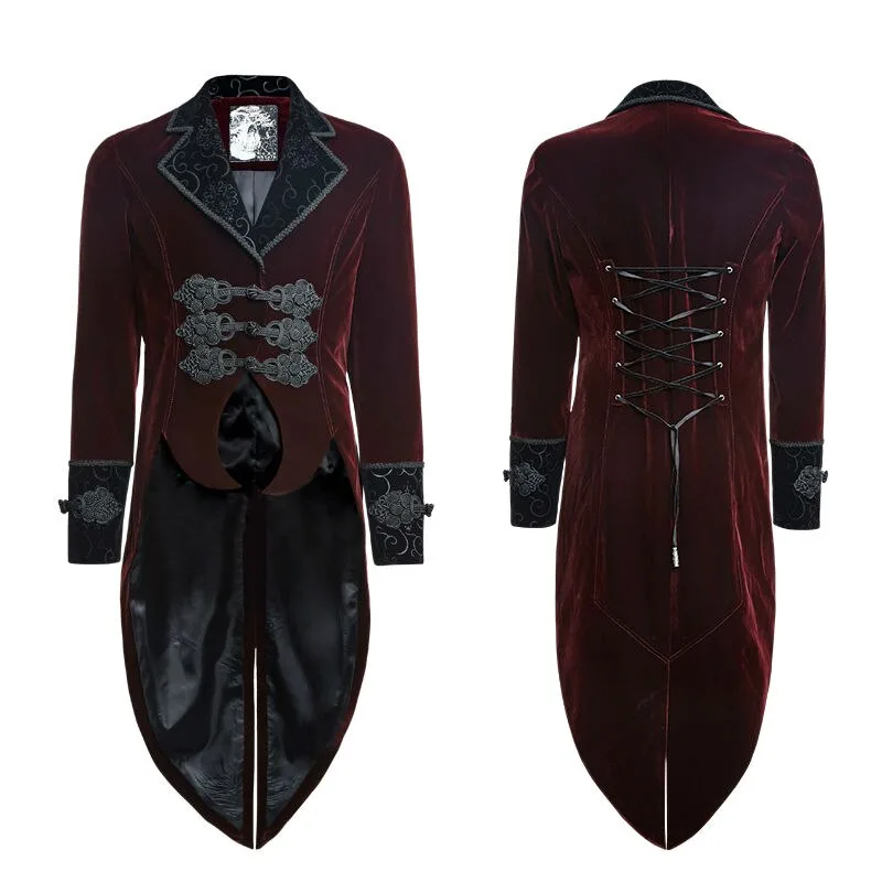 Vue 2 — Veste Steampunk Homme Gothique Victorienne