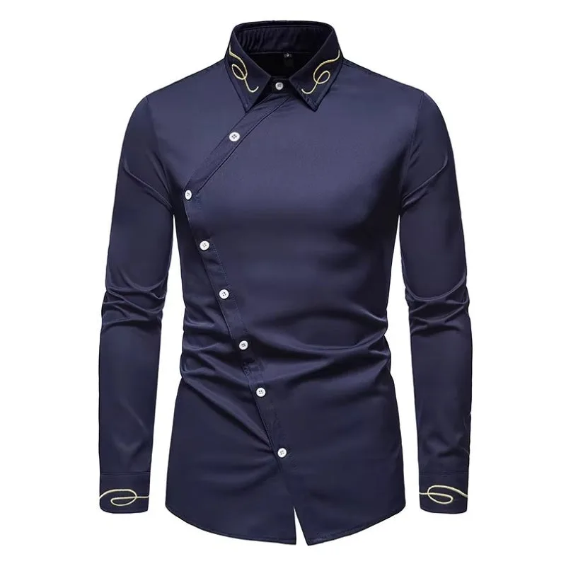Vue 7 — Chemise à Boutonnage Asymétrique