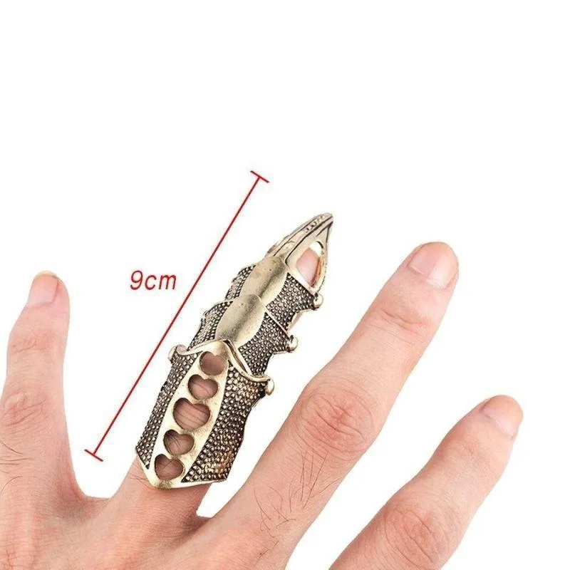 Vue 6 — Bague Armure Steampunk