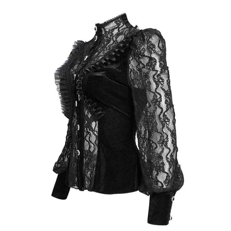 Vue 3 — Chemisier Gothique Femme