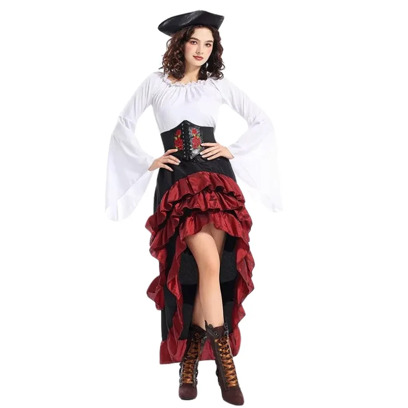 Vue 10 — Robe Steampunk Cosplay Pirate