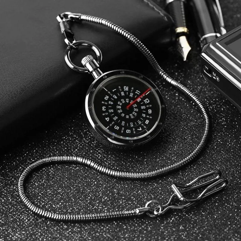 Vue 2 — Montre à Gousset Steampunk Moderne