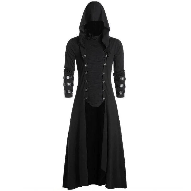 Vue 3 — Veste Steampunk Homme Longue