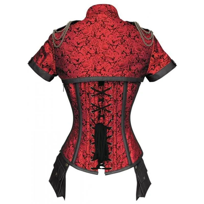 Vue 6 — Corset Steampunk Femme Gothique