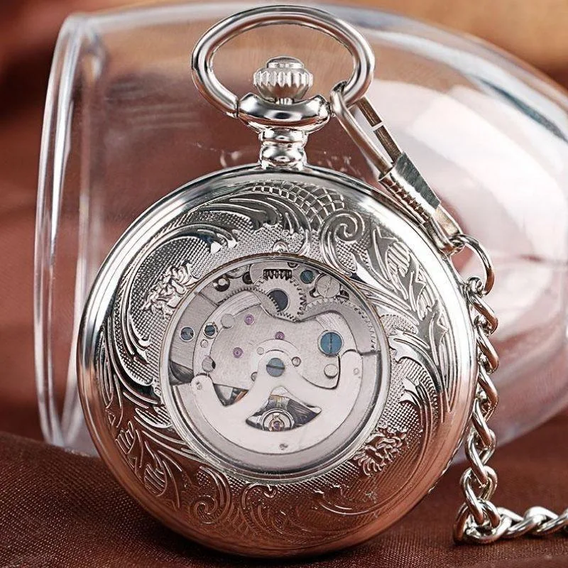 Vue 4 — Montre à Gousset Steampunk Half Hunter