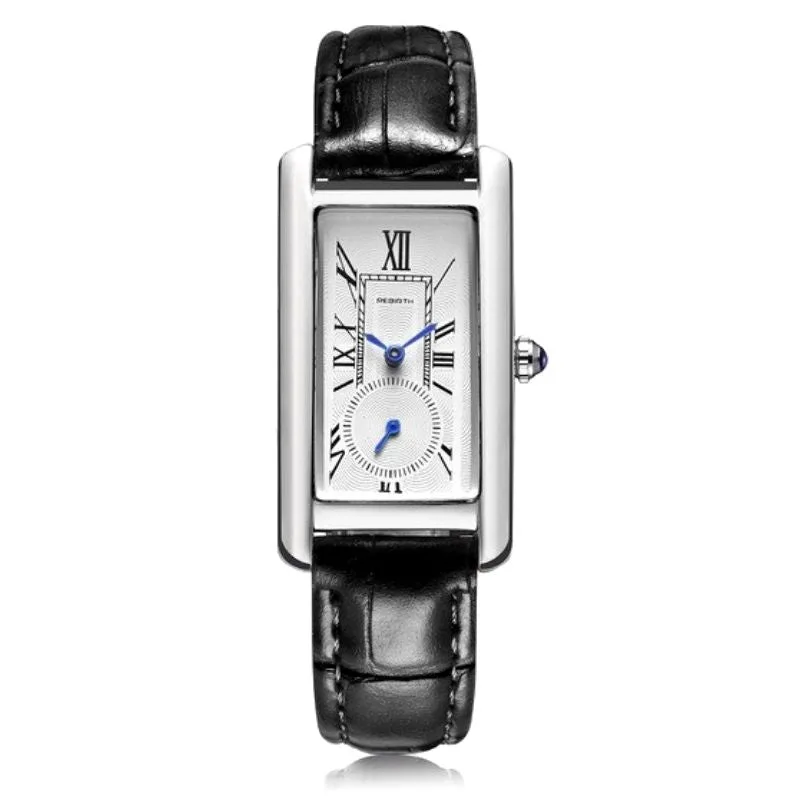 Vue 7 — Montre Rectangulaire Femme Vintage