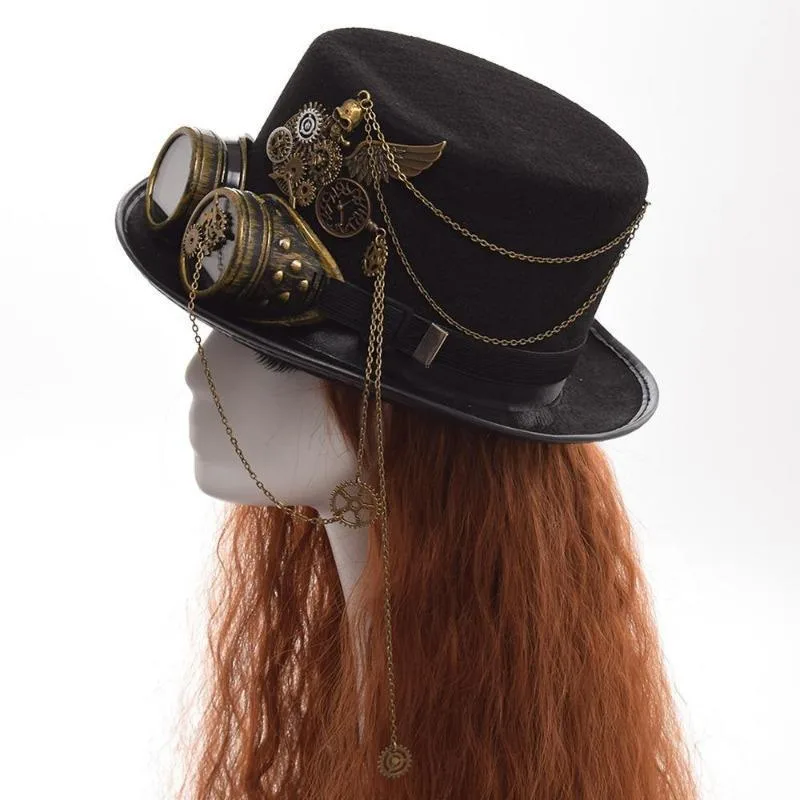 Vue 5 — Chapeau Steampunk avec Lunettes