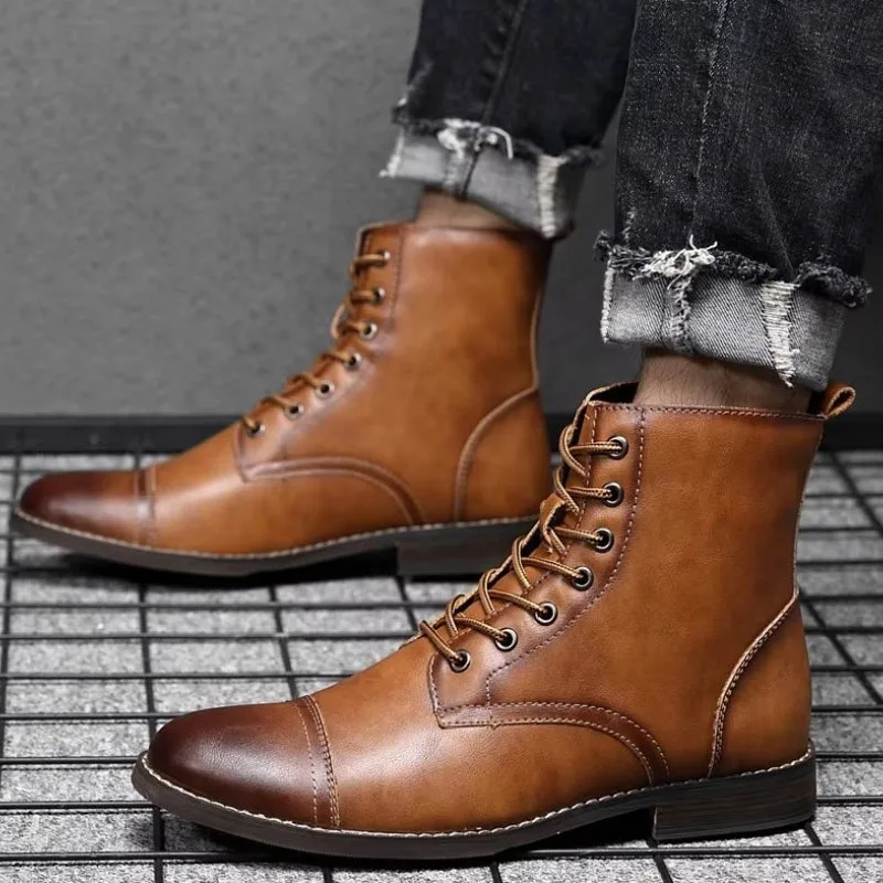 Vue 7 — Bottines Steampunk Homme