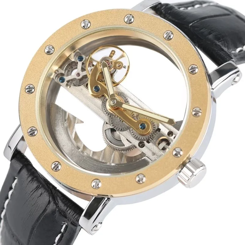 Vue 8 — Montre Homme Squelette Transparent