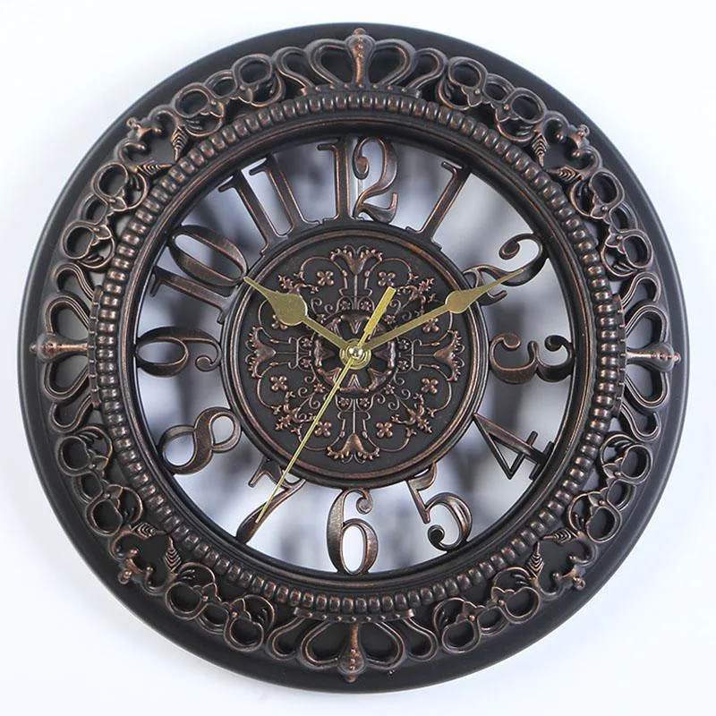 Vue 2 — Horloge Steampunk Ronde Ancienne