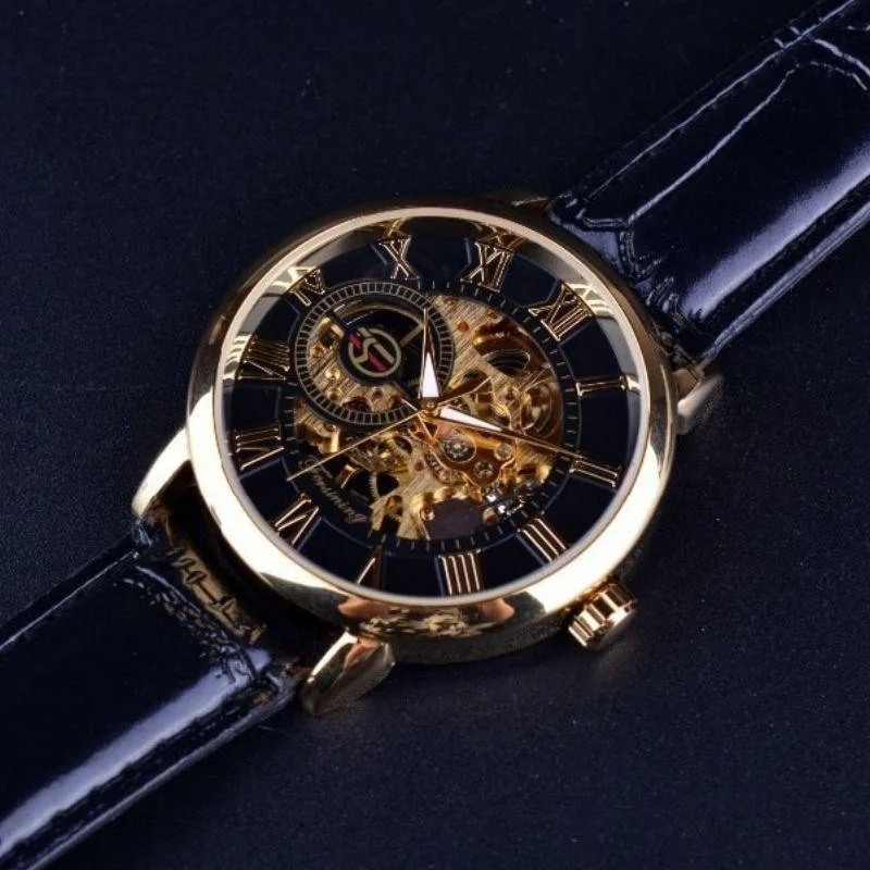 Vue 3 — Montre Mécanique Automatique Homme
