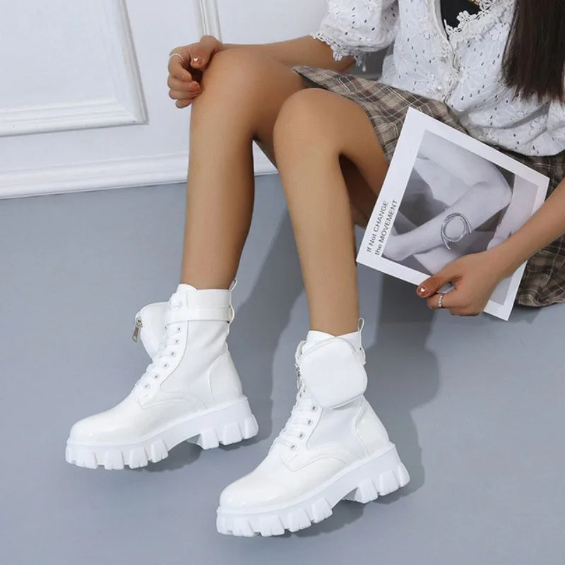 Vue 8 — Bottines Punk Femme