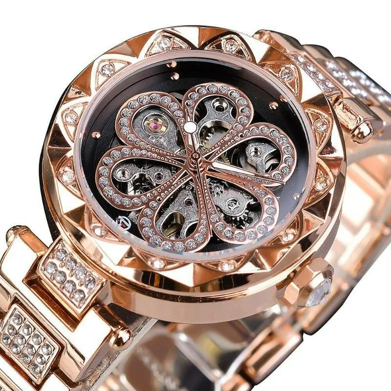 Vue 5 — Montre Squelette Femme Luxe