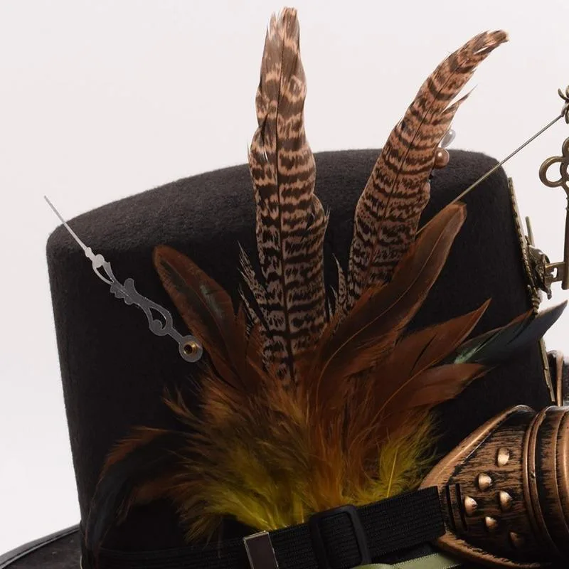 Vue 5 — Chapeau d'Aventurier Steampunk