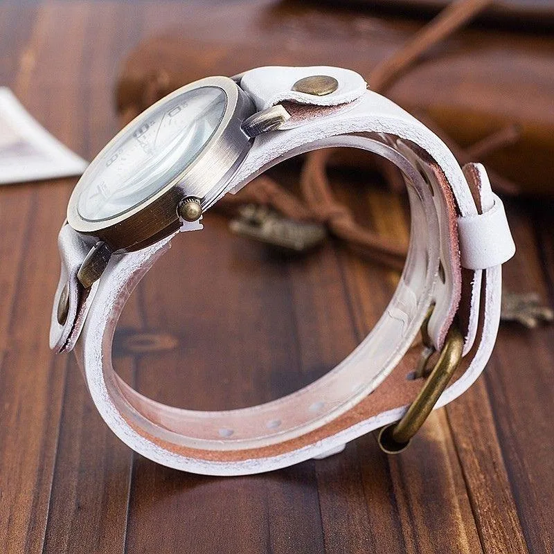 Vue 9 — Montre Bracelet Steampunk Femme