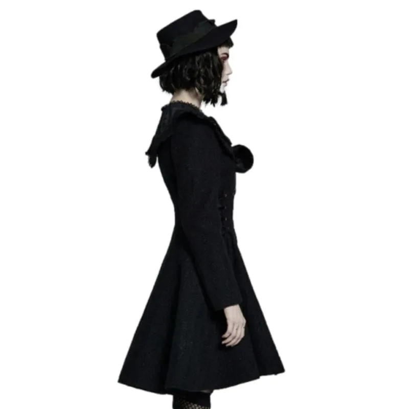 Vue 3 — Manteau Steampunk Femme Style Victorien