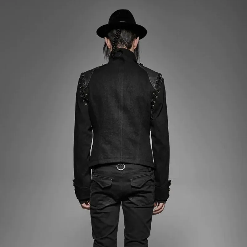 Vue 4 — Veste Homme Gothique Militaire Officier