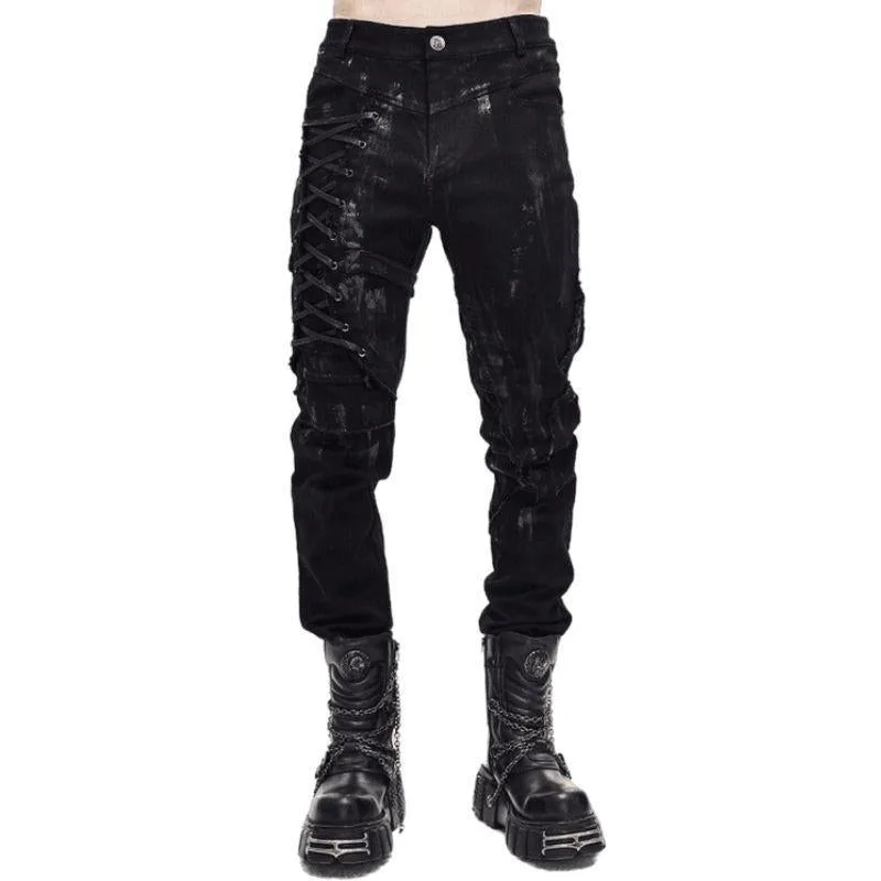 Jean Steampunk Gothique Homme Jean Steampunk Gothique Homme
