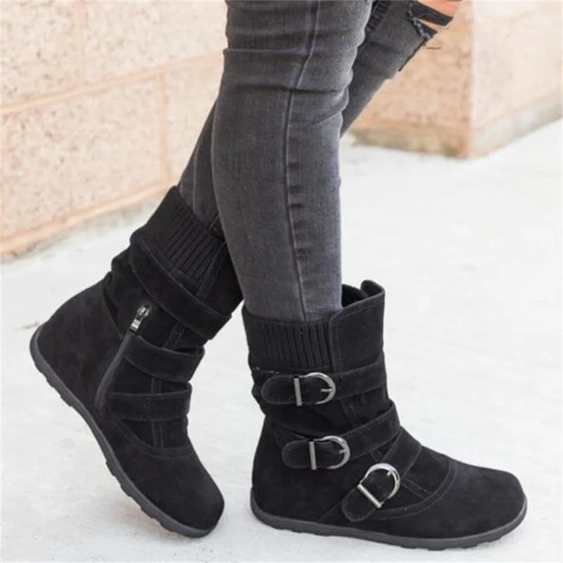 Vue 5 — Bottines Chaudes pour Femme Steampunk