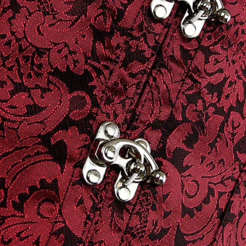Vue 3 — Corset Steampunk Femme Rétro