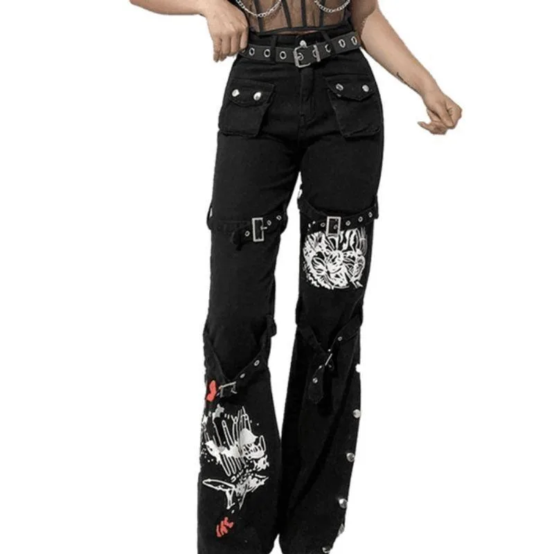 Pantalon Steampunk Cyber Gothique
