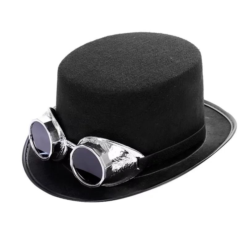 Chapeau Steampunk Avec Lunettes de Soudure