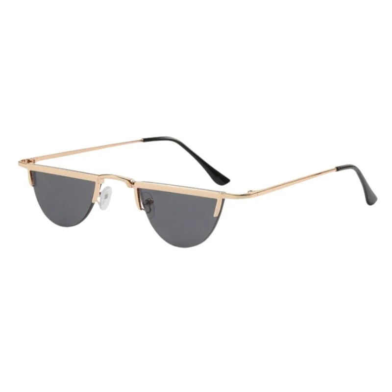 Vue 5 — Lunettes de Soleil Demi Lune Vintage