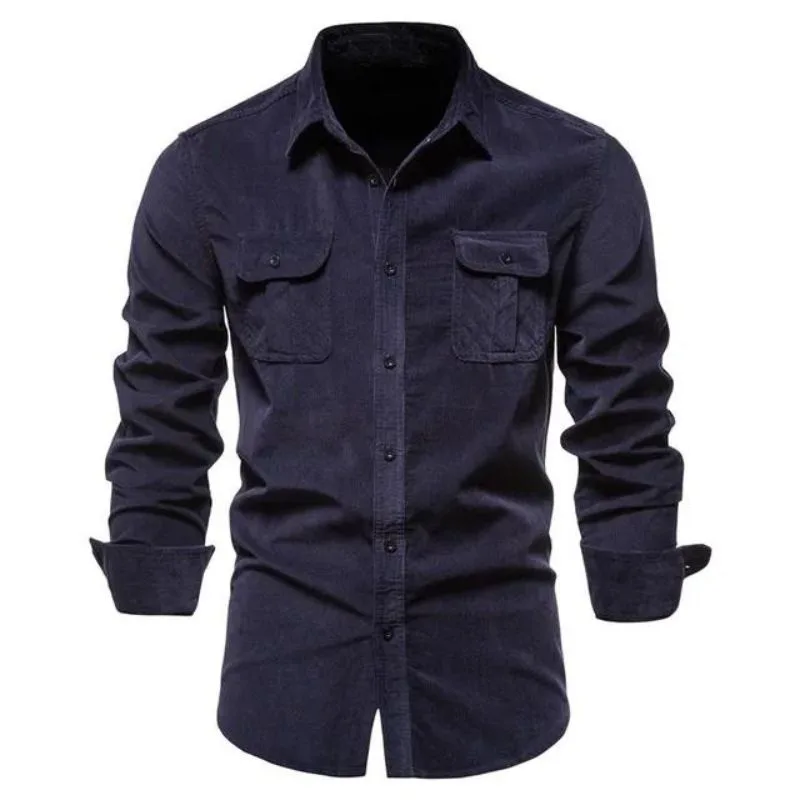 Vue 9 — Chemise Velours Côtelé Homme