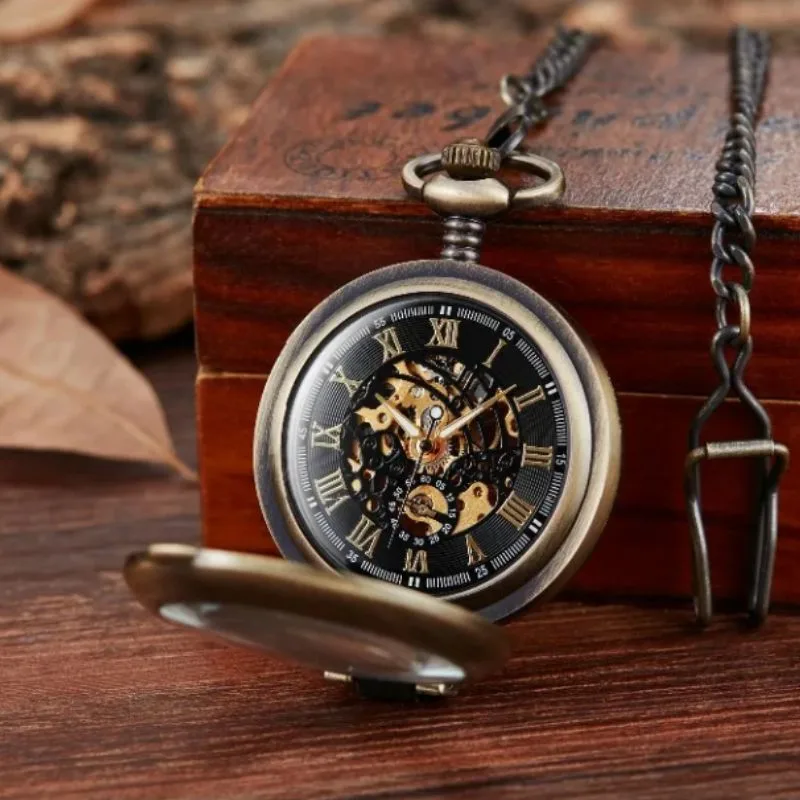 Vue 7 — Montre de Poche Steampunk Mécanique
