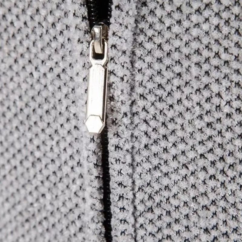 Vue 4 — Cardigan à Capuche Homme