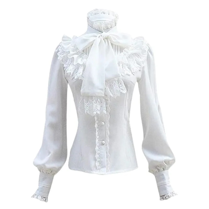 Chemisier Victorien Blanc Steampunk