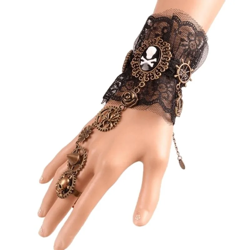 Vue 2 — Bracelet Dentelle Steampunk