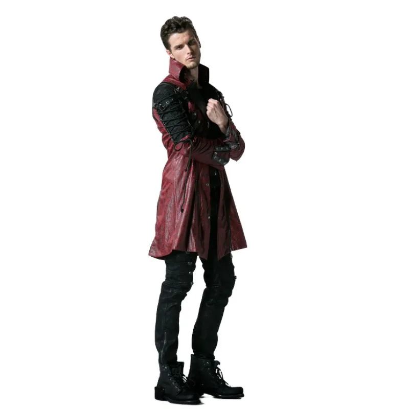 Vue 9 — Manteau Steampunk Gothique Long
