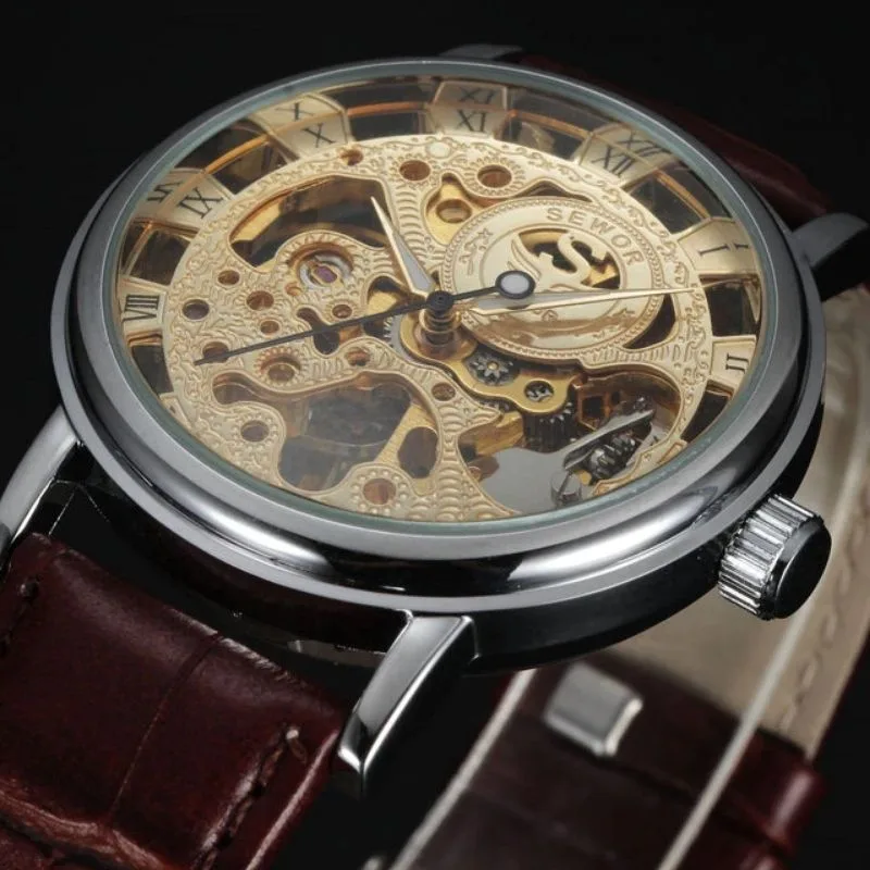 Vue 7 — Montre Skeleton Homme