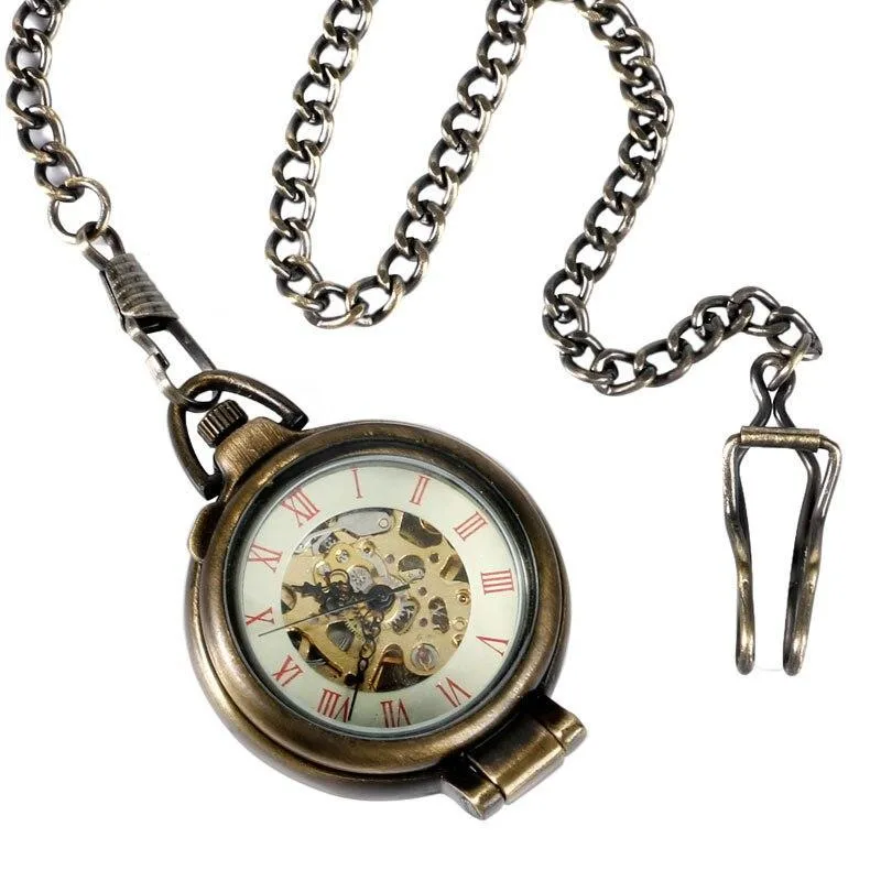 Vue 4 — Vieille Montre à Gousset Ancienne