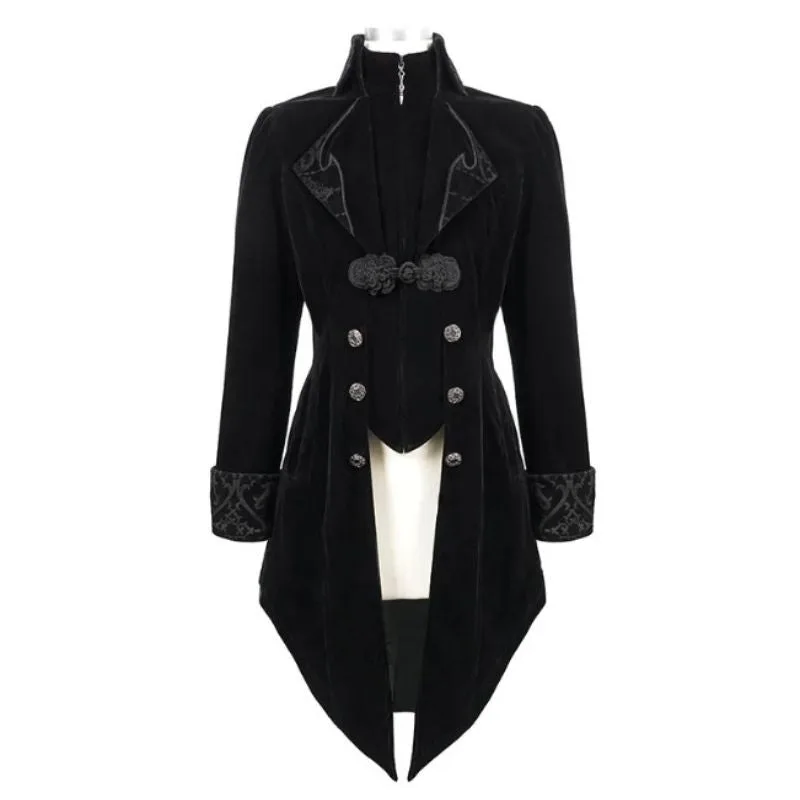 Vue 5 — Veste Velours Gothique Homme