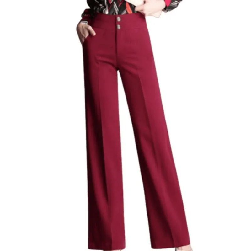 Vue 5 — Pantalon Vintage Femme Taille Haute