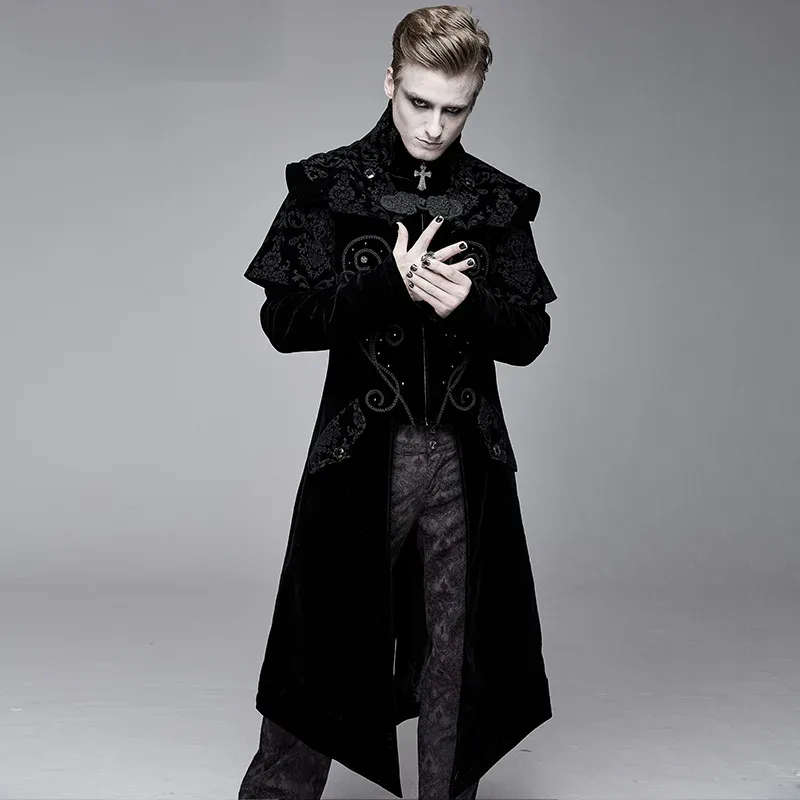 Vue 2 — Manteau Steampunk Victorien Homme