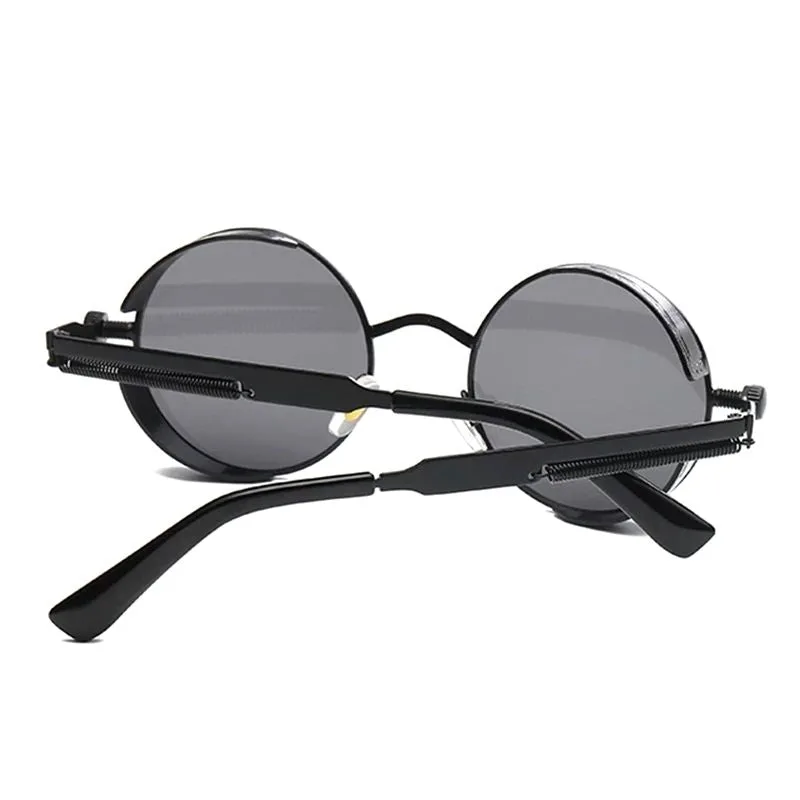 Vue 4 — Lunettes de Soleil Vintages Noires