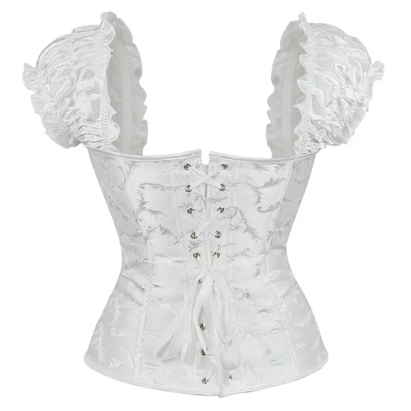 Vue 3 — Bustier Blanc Victorien