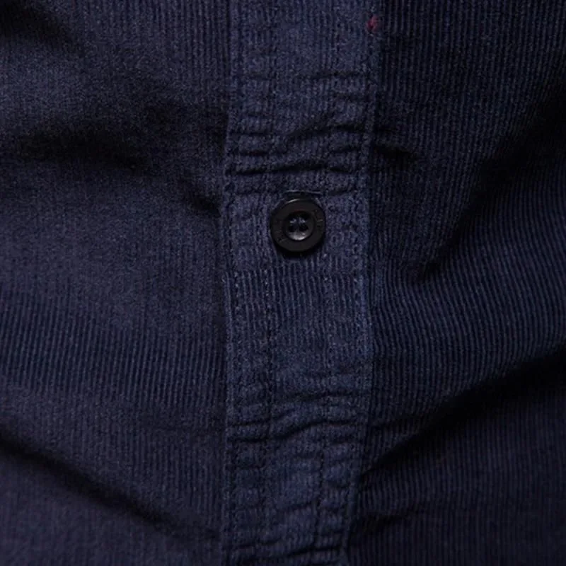Vue 5 — Chemise Velours Côtelé Homme